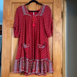 Free people dress, worn once. Swing dress.